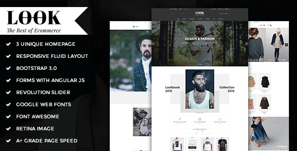Look - Responsive E-commerce HTML5 Template - Fashion Retail