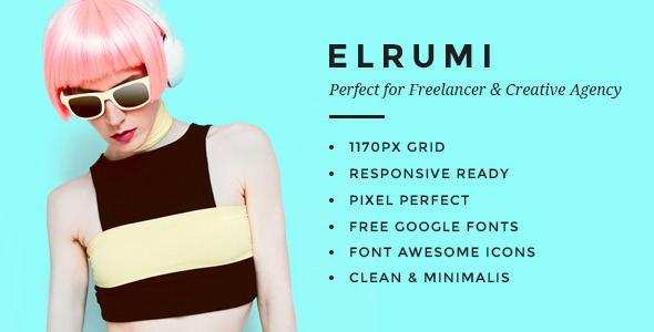 Elrumi - Creative HTML5 Bootstrap Template - Creative Site Templates
