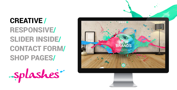 Splashes - Creative Agency Template - Portfolio Creative