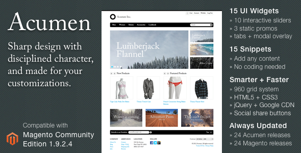 Acumen - The Highly Extensible Magento Theme - Fashion Magento