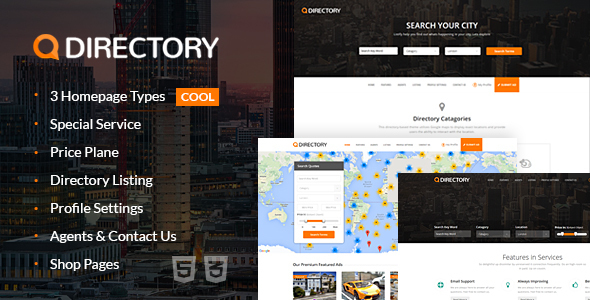 Directory Multi Purpose Html Template - Corporate Site Templates
