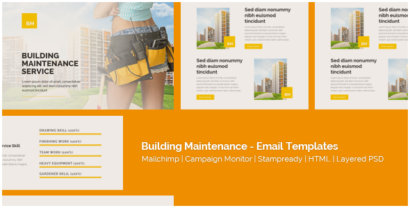Corporate - Building Maintenance - Responsive Email Templates by ...
