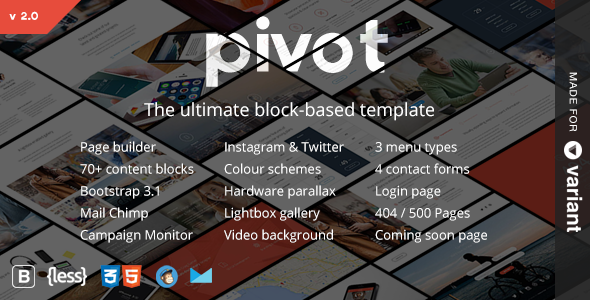 Pivot | Multi-Purpose HTML with Page Builder - Creative Site Templates