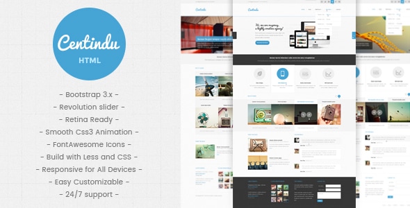 Centindu - Multipurpose HTML5 Template - Business Corporate