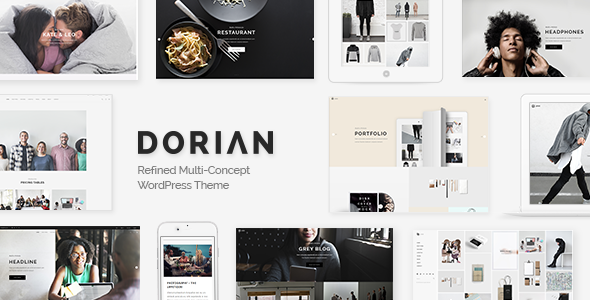 Dorian - Refined Multi-Concept WordPress Theme - Creative WordPress