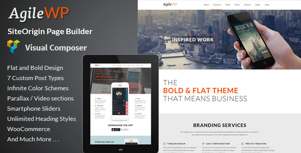 Agile - Multi-Purpose App Showcase WordPress Theme - Software Technology