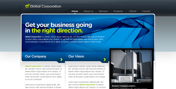 Business Template #07 - Corporate Photoshop