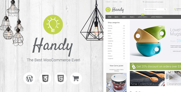 Handy - Handmade Items Marketplace Theme - WooCommerce eCommerce
