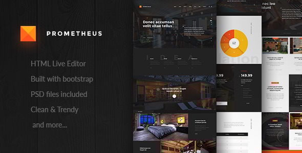 Prometheus – Multipurpose HTML Template - Corporate Site Templates