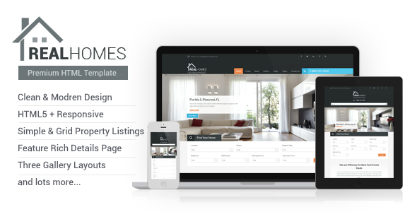 Real Homes HTML Template - Marketing Corporate