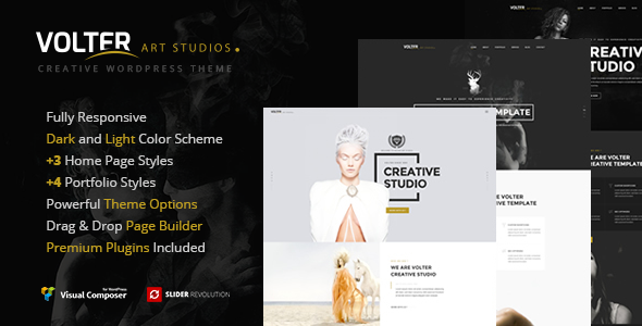 Volter - Responsive Creative & Minimal Wordpress Theme - Creative WordPress
