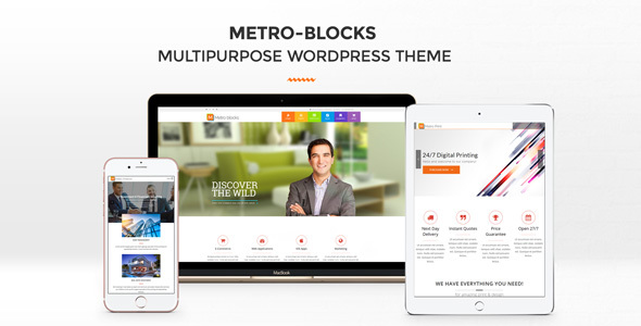 Metro-Blocks - Multi-Business WordPress theme - Corporate WordPress