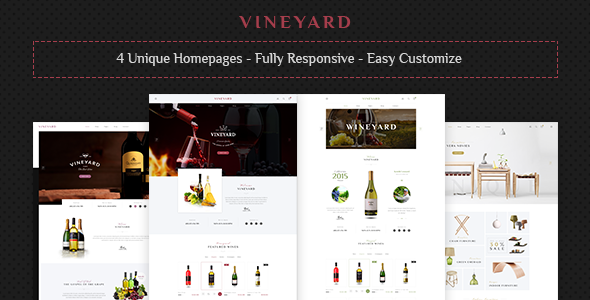 Vineyard - Wine Store Responsive WooCommerce WordPress Theme - WooCommerce eCommerce