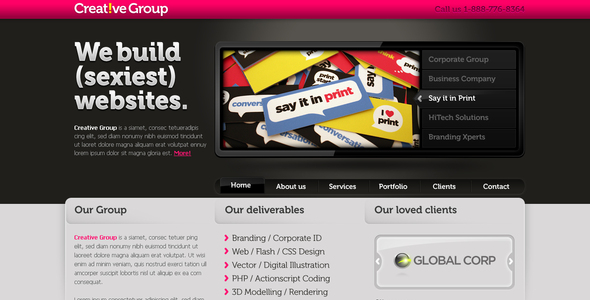 CREATIVE PORTFOLIO TEMPLATE #03 - Portfolio Creative