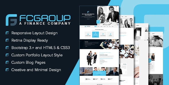 Finance Group - Multi Purpose HTML Template - Corporate Site Templates