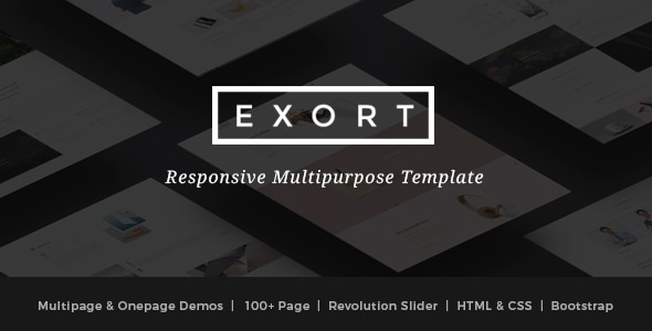 Exort - Responsive Multipurpose HTML Template - Creative Site Templates