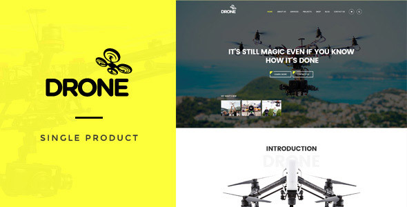 Drone - Single Product WordPress Theme - WooCommerce eCommerce