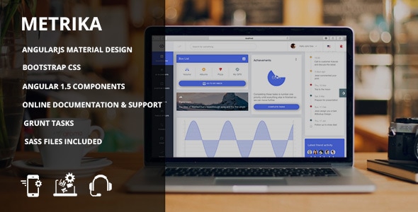 Metrika - Bootstrap Material admin dashboard - Admin Templates Site Templates