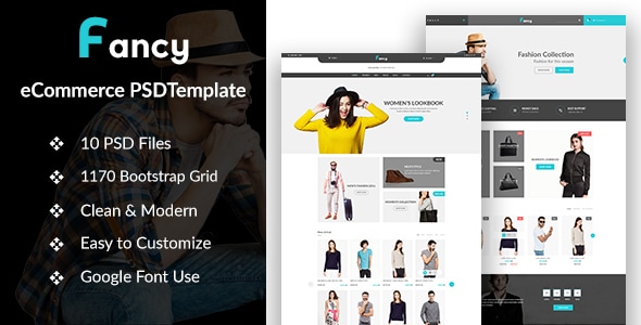 Fancy – eCommerce PSD Template - Fashion Retail
