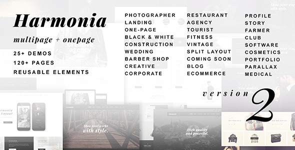 Harmonia - Creative Multi-Purpose WordPress Theme - Portfolio Creative