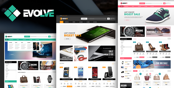 Evolve - eCommerce HTML Template - Shopping Retail