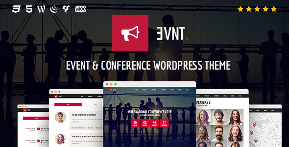 Evnt - Event and Conference WordPress Theme - Events Entertainment