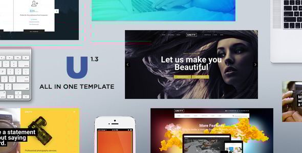 Unity - HTML Responsive Multi-Purpose Template - Corporate Site Templates