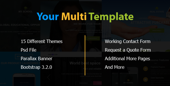 Your Multi Template - Landing Pages Marketing
