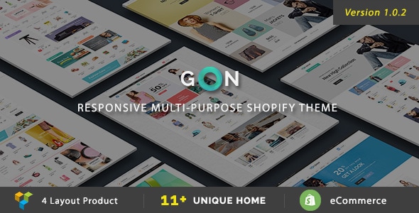 Gon - Responsive Ecommerce Shopify Theme - Shopify eCommerce