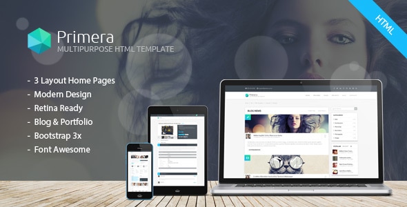 Primera - Business Multipurpose Responsive HTML5 Template - Business Corporate
