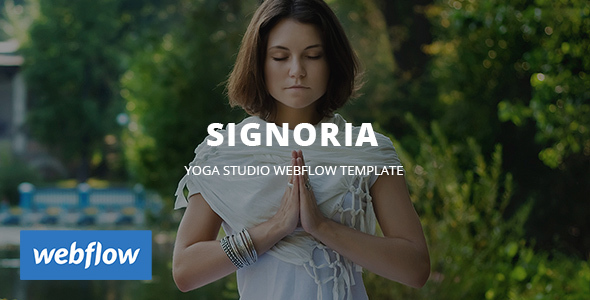 Signoria - Yoga Studio WebFlow Template - Webflow CMS Themes