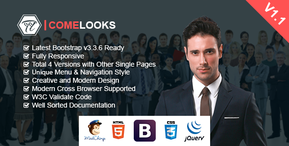 ComeLooks | Multipurpose Business HTML Template - Business Corporate