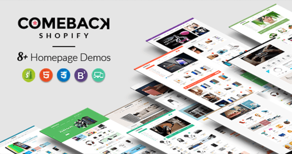 Comeback - Advanced Shopify Theme Option | Drag and Drop Page Builders - Shopify eCommerce