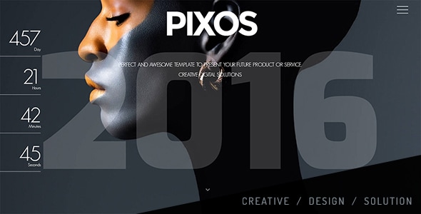 Pixos - Responsive Coming Soon - Under Construction Specialty Pages