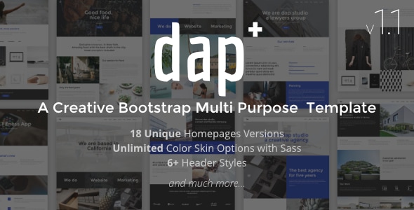 Dap - Creative MultiPurpose HTML Template - Creative Site Templates
