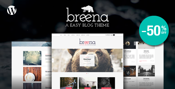 Breena - A Responsive WordPress Blog Theme - Personal Blog / Magazine