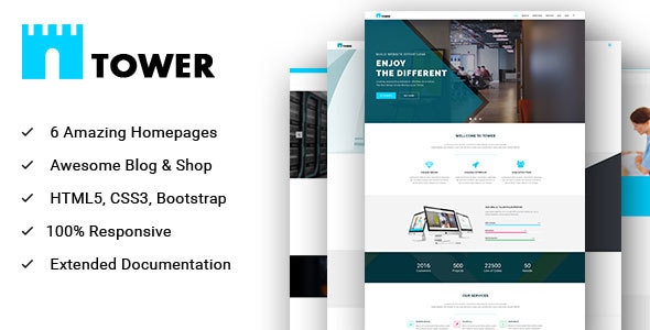 TOWER - Multipurpose HTML Template for Creative Business and Startups - Business Corporate