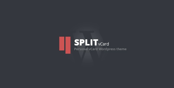 Split : WordPress CV/Vcard Template - Portfolio Creative