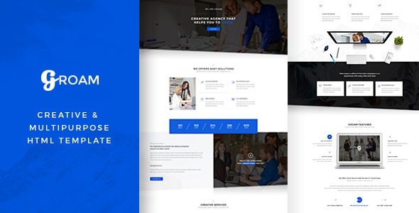 GROAM - Multipurpose HTML Template - Corporate Site Templates