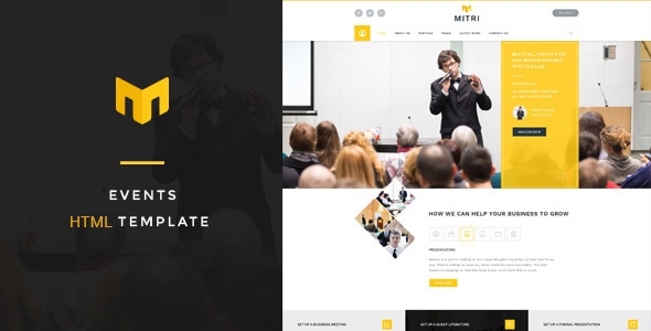 Mitri - Events & Conference HTML Template - Business Corporate