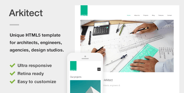 Arkitect - A Professional HTML5 Template for Architects and Engineers - Business Corporate