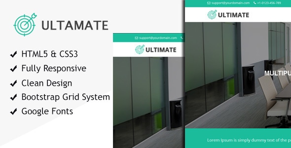 Ultimate multiple purpose HTML responsive site template - Business Corporate