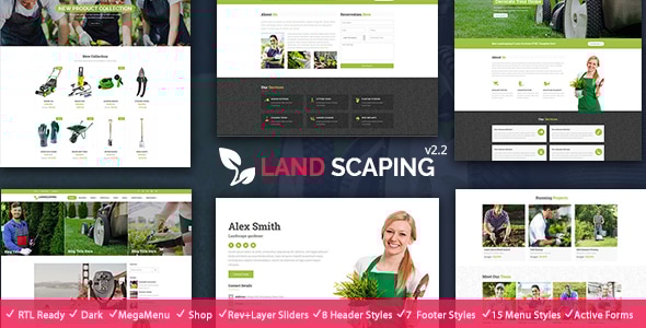 Landscaping HTML Template - Business Corporate