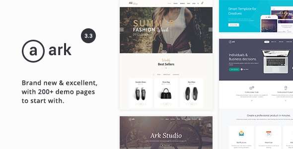Ark - Responsive Multi-Purpose HTML5 Template - Site Templates