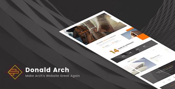 Donald Arch - Responsive Architecture HTML5 Template - Portfolio Creative