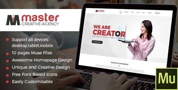 Master Creator - Multipurpose Muse Theme - Creative Muse Templates