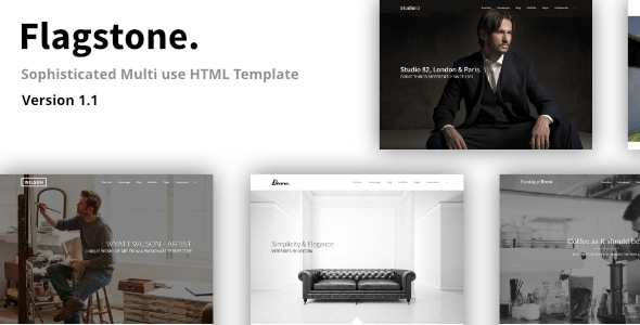 Flagstone - Creative Multi-use HTML Template - Creative Site Templates