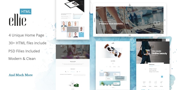 Ellie Creative HTML Template - Creative Site Templates