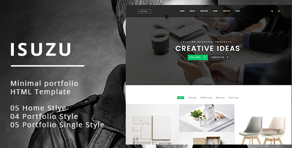 Isuzu - Creative HTML Template - Portfolio Creative