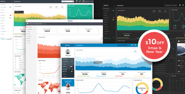 Nexus - Responsive Admin Template - Admin Templates Site Templates